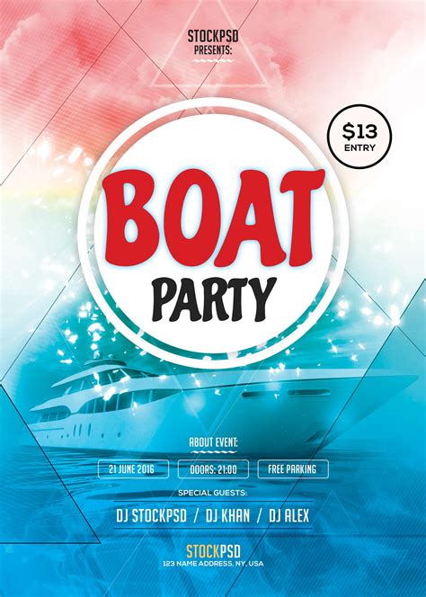Boat Flyer Template